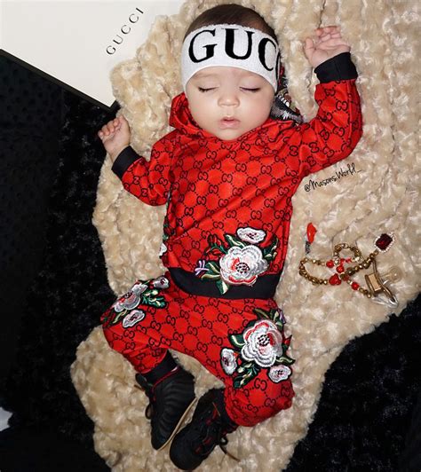 gucci baby clothes price|newborn baby wearing Gucci.